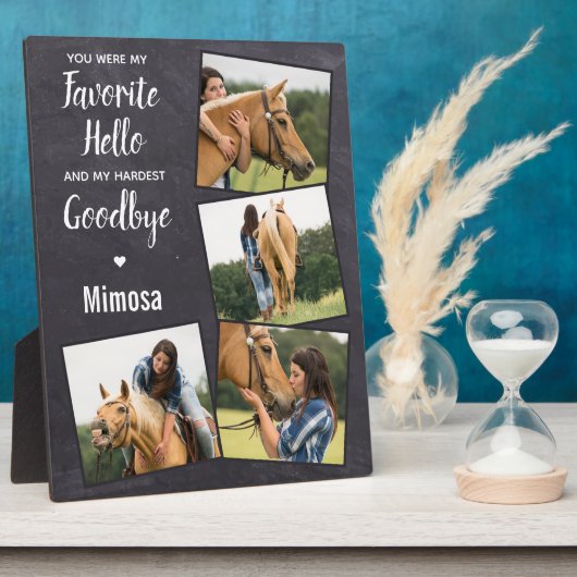 Horse Memorial 4 Foto Collage Fotoplaat (Zijkant)