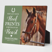 Horse Memorial - Equestrian Green Fotoplaat (Zijkant)