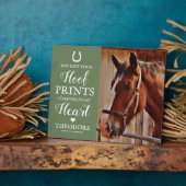 Horse Memorial - Equestrian Green Fotoplaat (Zijkant)