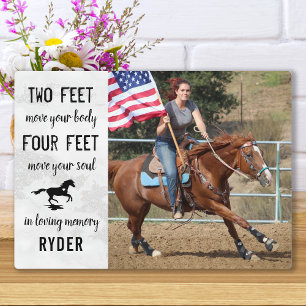 Horse Memorial Equestrian Keepomwille Foto Fotoplaat
