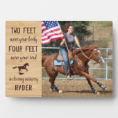 Horse Memorial Equine Keepomwille Foto Fotoplaat (voorkant)