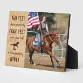 Horse Memorial Equine Keepomwille Foto Fotoplaat (Zijkant)