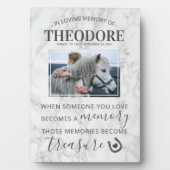 Horse Memorial Gift - Equine Photo Fotoplaat (voorkant)