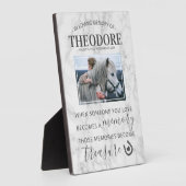 Horse Memorial Gift - Equine Photo Fotoplaat (Zijkant)