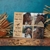 Horse Memorial Gift Photo Collage Fotoplaat (Zijkant)