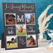 Horse Memorial Personalized 5 Afbeelding Pet Loss