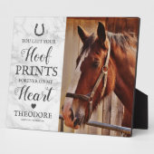 Horse Memorial - Pet Sympathia Foto Fotoplaat (Zijkant)