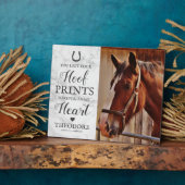 Horse Memorial - Pet Sympathia Foto Fotoplaat (Zijkant)