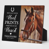 Horse Memorial - Pet Sympathie Fotoplaat (Zijkant)