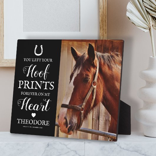 Horse Memorial - Pet Sympathie Fotoplaat