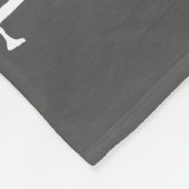 Horse Memorial - Pet Sympathie Gray Fleece Deken (Hoek)