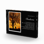 Horse Memorial Spiritueel Heaven Custom Name Fotoblokken (Rechts)