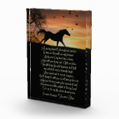 Horse Memorial Tribute Fotoblokken (Rechts)