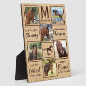 Horse Memorial Unieke fotocollage Fotoplaat (Zijkant)