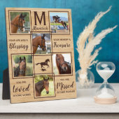 Horse Memorial Unieke fotocollage Fotoplaat (Zijkant)