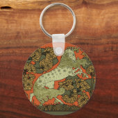 Horse middeleeuwse kunstwerken sleutelhanger (Voorkant)