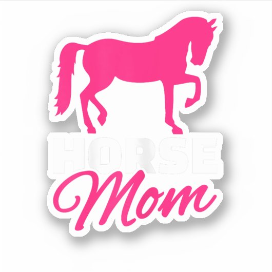 Horse moeder sticker (Voorkant)