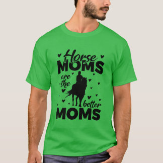 Horse Mom familie T-shirt