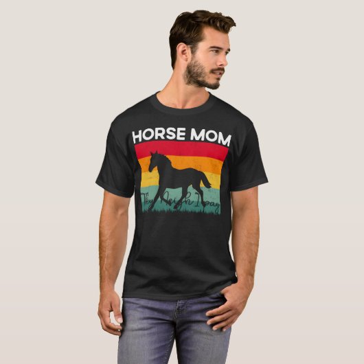 Horse Momhey Neigh I Pay Girl T-shirt (Voorkant volledig)