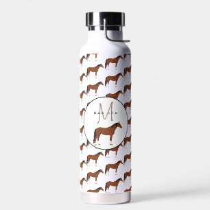 Horse Monogrammed School Waterfles