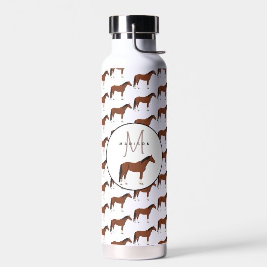 Horse Monogrammed School Waterfles (Links)