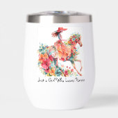 Horse mug with a lovely girl on horseback. (Voorkant)