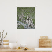 Horse Myth Colored Print, Poster (Keuken)