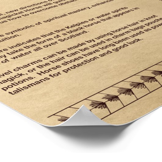 HORSE MYTHOLOGY POSTER (Hoek)