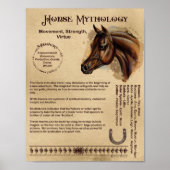 HORSE MYTHOLOGY POSTER (Voorkant)