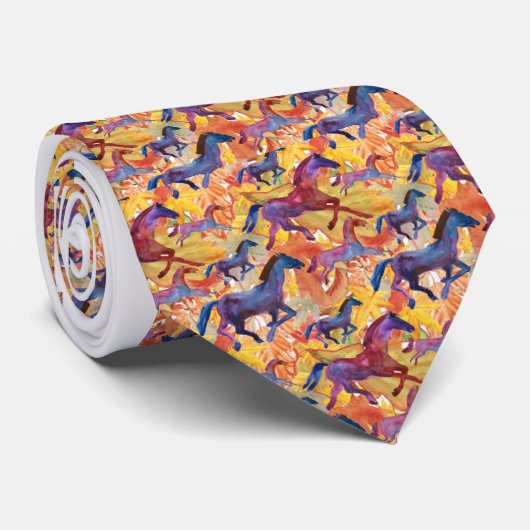 Horse Necktie Stropdas (Opgerold)