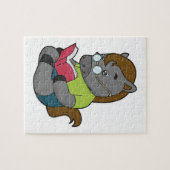 Horse Nerd Book Glasses Legpuzzel (Horizontaal)