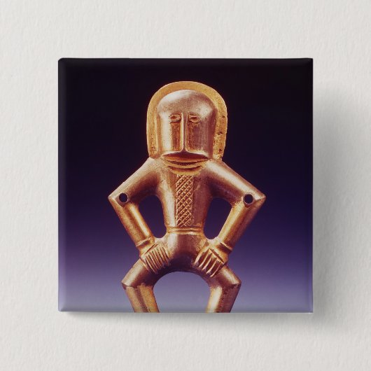 Horse nomad vierkante button 5,1 cm (Voorkant)