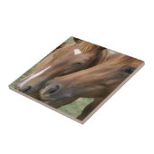 Horse Nuzzle Tile Tegeltje (Zijkant)