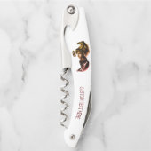 Horse Ober's Kurkentrekker Gift met aangepaste tek (Voorkant)