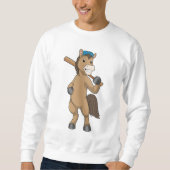 Horse on Baseball with Baseball Trui (Voorkant)