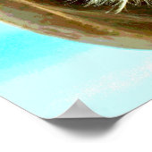 Horse on Beach Poster (Hoek)