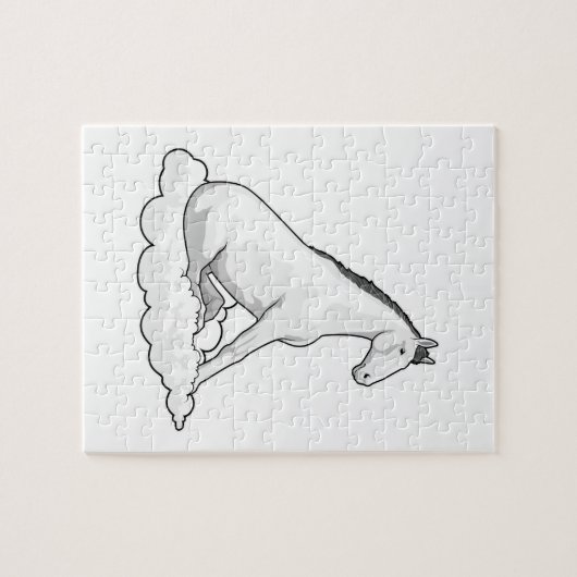Horse on Cloud Legpuzzel (Horizontaal)