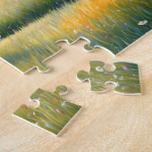 Horse on Farm Wildflower Meadow Legpuzzel (Zijkant)