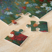 Horse on Farm Wildflower Meadow Legpuzzel (Zijkant)