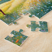 Horse on Farm Wildflower Meadow Legpuzzel (Zijkant)