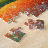 Horse on Farm Wildflower Meadow Legpuzzel (Zijkant)