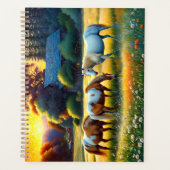 Horse on Farm Wildflower Meadow Planner (Voorkant)