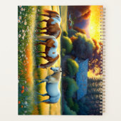 Horse on Farm Wildflower Meadow Planner (Achterkant)