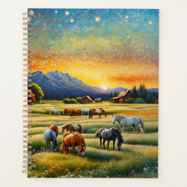 Horse on Farm Wildflower Meadow Planner