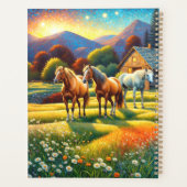 Horse on Farm Wildflower Meadow Planner (Achterkant)