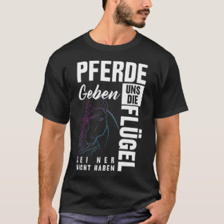 Horse paarden Funny Gift Riding Gift norman thelwe T-shirt