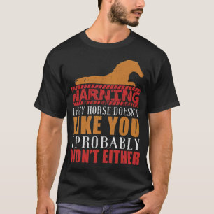 Horse paardenraces met paardenracestoornis t-shirt