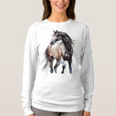 Horse Painting Long Sleeves Top (Voorkant)