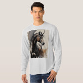 Horse Painting Long Sleeves Top (Voorkant volledig)