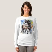 Horse Painting Long Sleeves Top (Voorkant volledig)